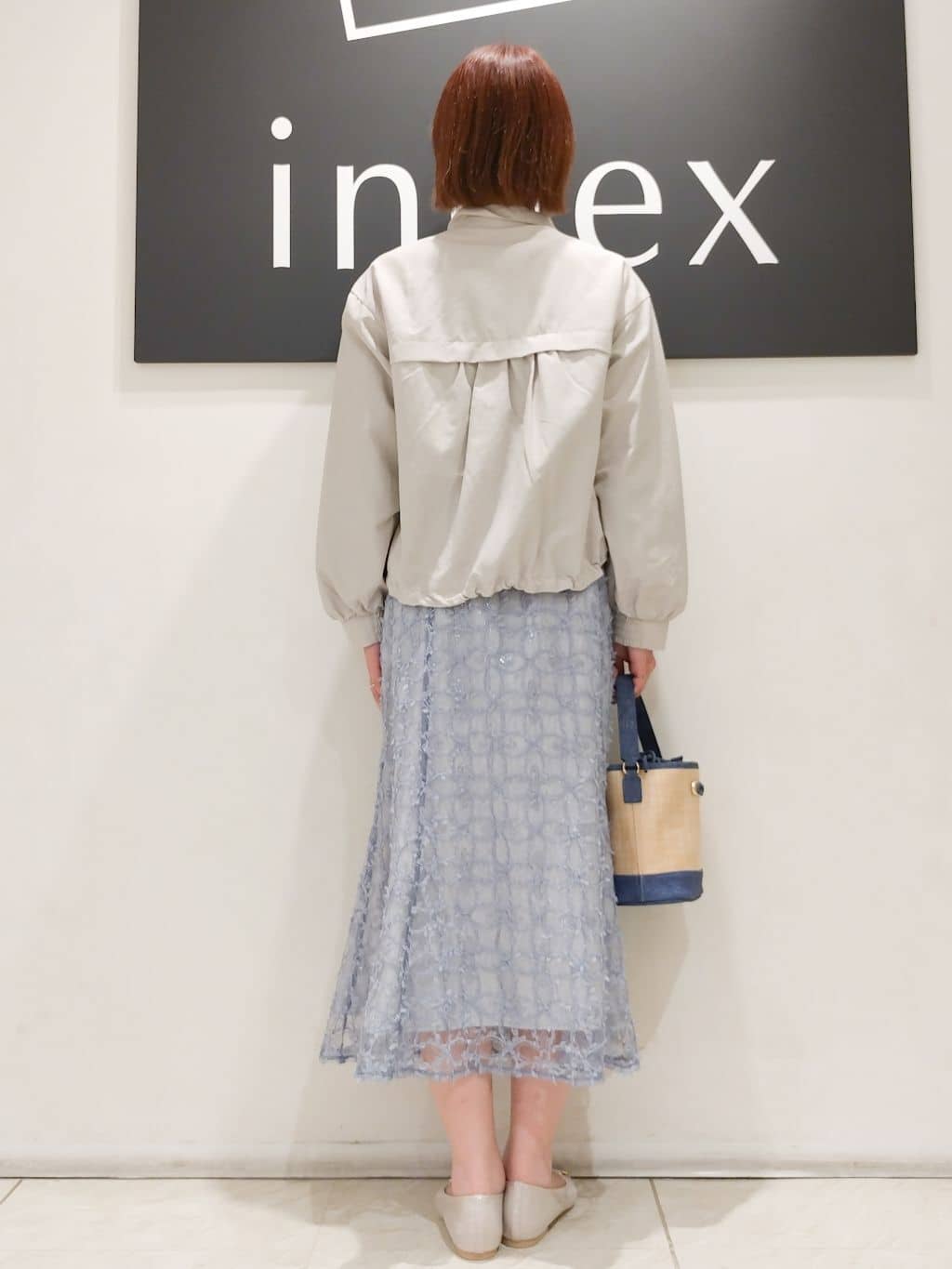 n.さんの「index｜◆撥水スタンドカラーショートブルゾン【洗濯機洗い可】」を使ったコーディネート
