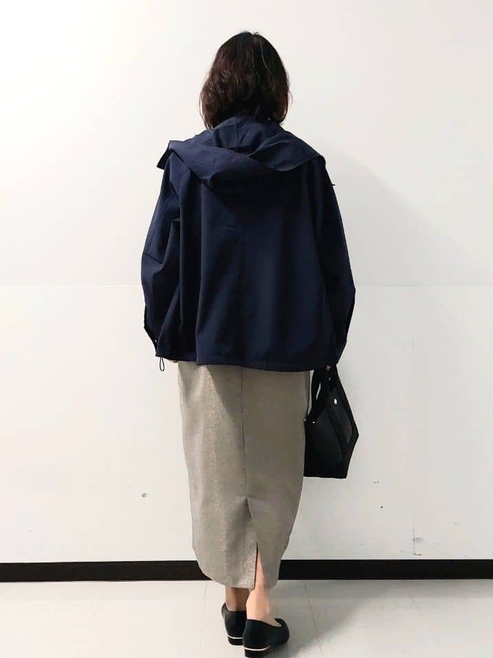 くまみさんの「OPAQUE.CLIP｜◆《SS-LLsize》撥水フードブルゾン【洗濯機洗い可／花粉対応】」を使ったコーディネート
