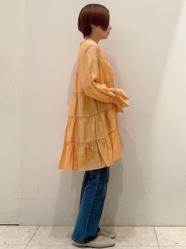 Marinさんの「OPAQUE.CLIP｜◆ティアードチュニックブラウス【洗濯機洗い可】」を使ったコーディネート