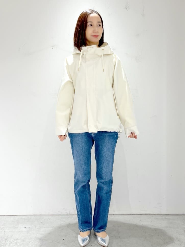 yuuさんの「OPAQUE.CLIP｜◆《SS-LLsize》撥水フードブルゾン【洗濯機洗い可／花粉対応】」を使ったコーディネート