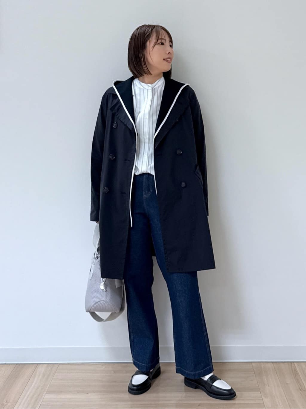 amiさんの「Reflect｜◆【手洗い可／軽い着心地】ストレッチPコート」を使ったコーディネート