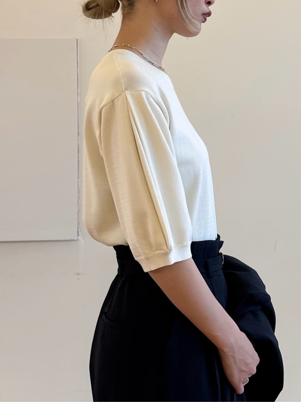 omaさんの「THE SHOP TK｜◆【ONOFF活躍／セレモニー／通勤】CAVIAN Wブレストジャケット／洗える」を使ったコーディネート