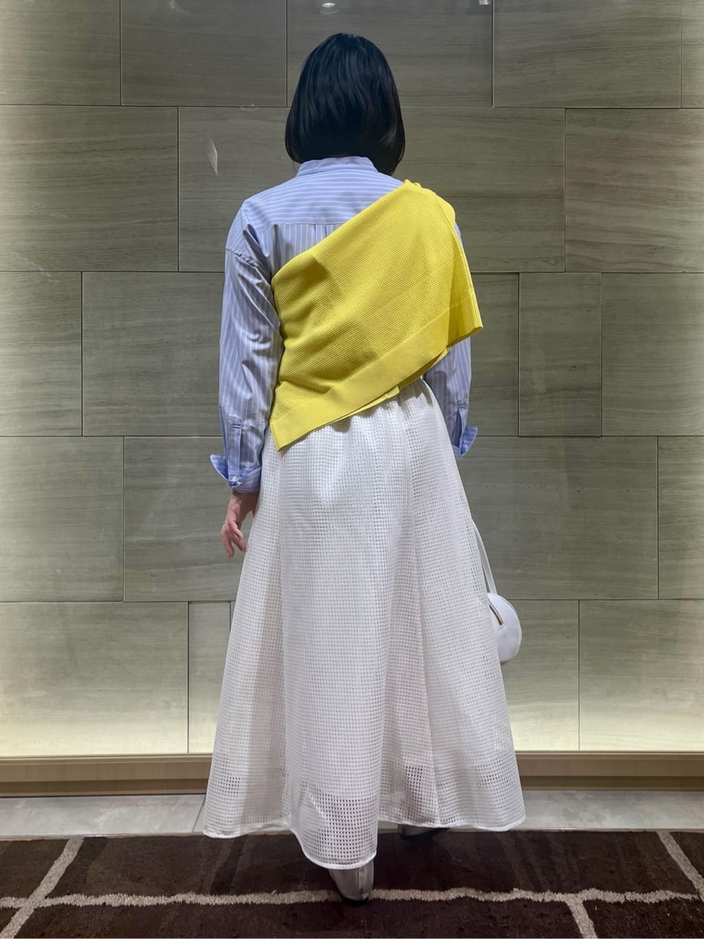 ちりんさんの「UNTITLED｜◆【 MOFIORA 】DIAMOND MINI ボストンバッグ」を使ったコーディネート