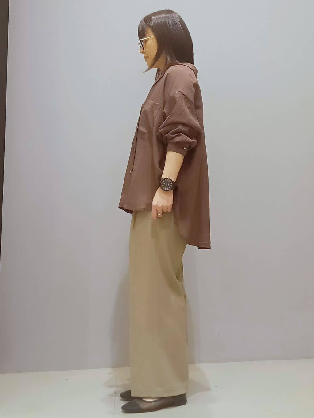 yukaさんの「THE SHOP TK｜◆【前後2WAY】スクエアリブタンク/洗える」を使ったコーディネート