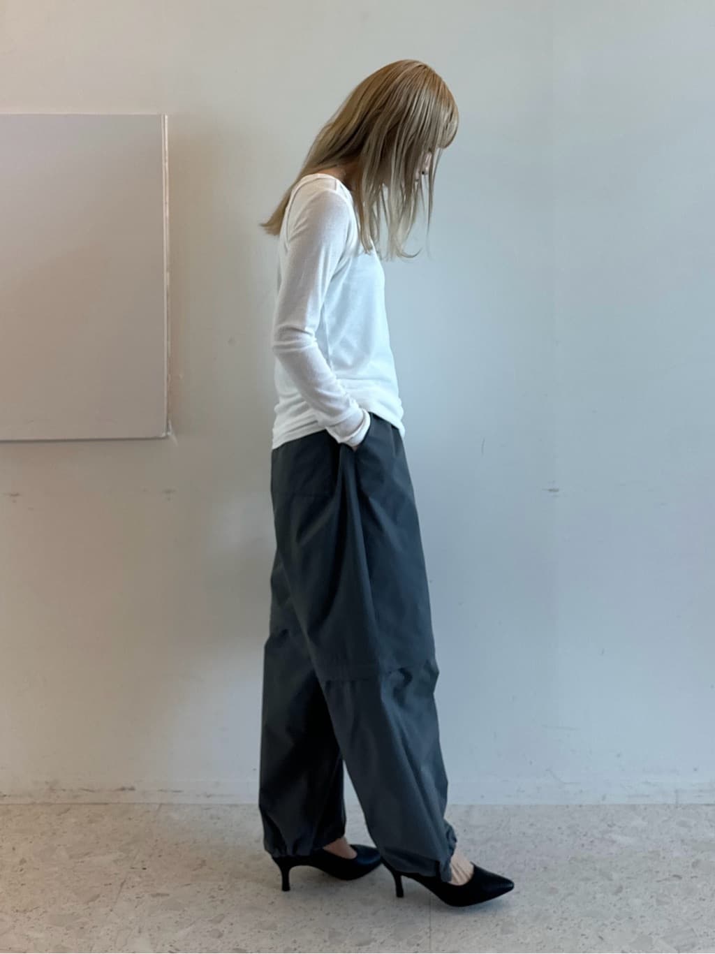 omaさんの「THE SHOP TK｜◆シアーフライスレイヤード　【セットアイテム】」を使ったコーディネート