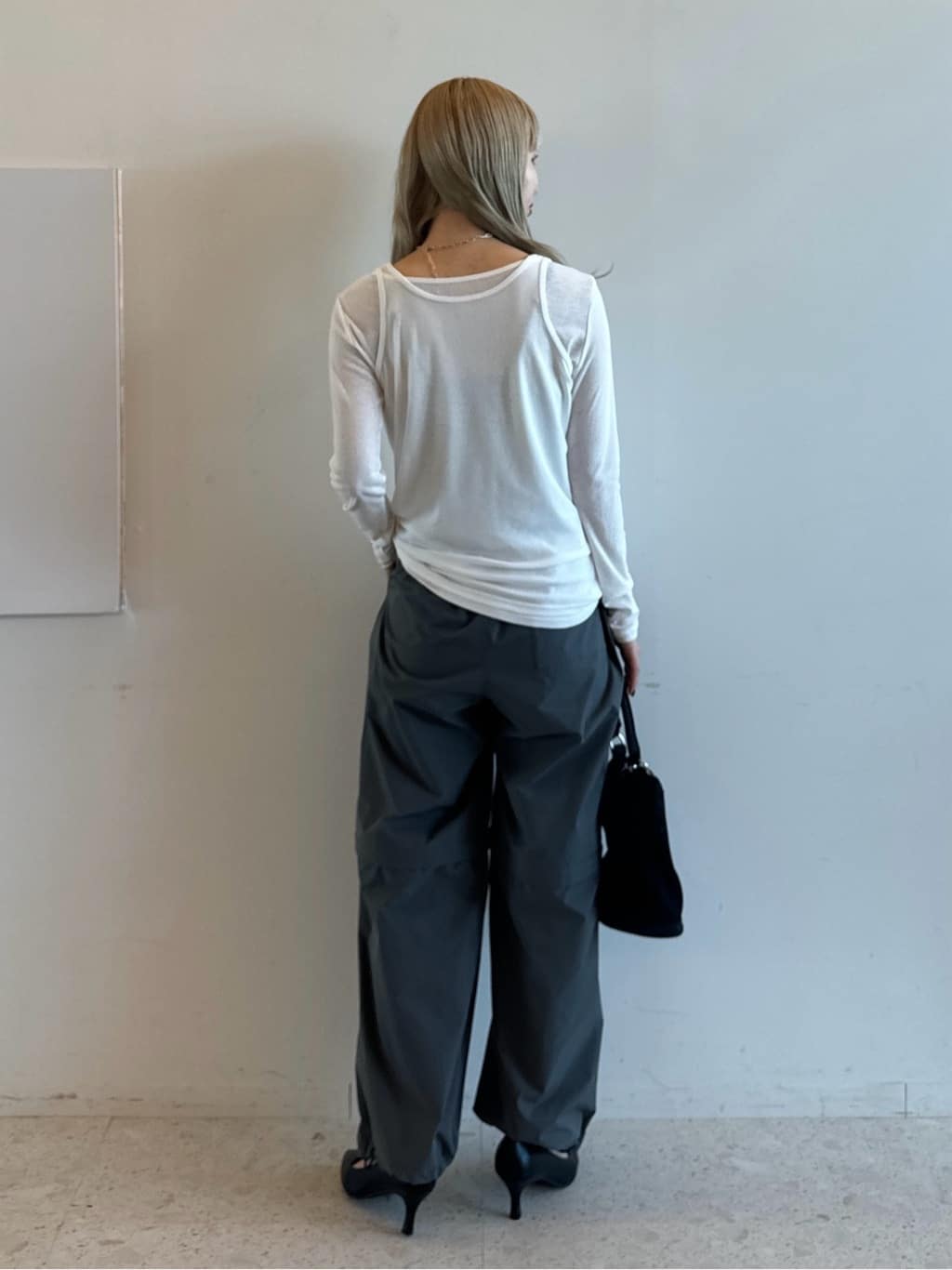 omaさんの「THE SHOP TK｜◆シアーフライスレイヤード　【セットアイテム】」を使ったコーディネート