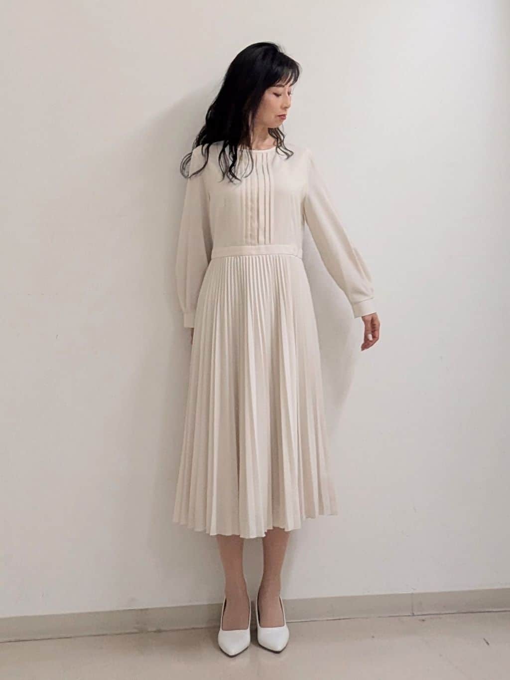miiさんの「INDIVI｜フラワーコサージュ」を使ったコーディネート