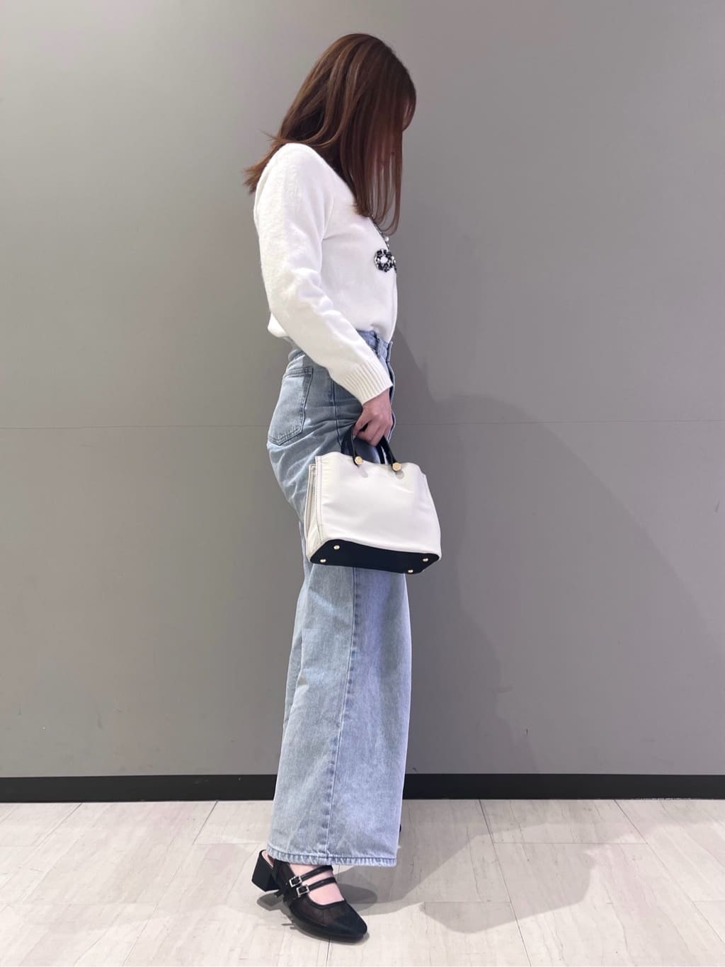 RISAさんの「ESPERANZA｜ダブルベルトメッシュパンプス」を使ったコーディネート