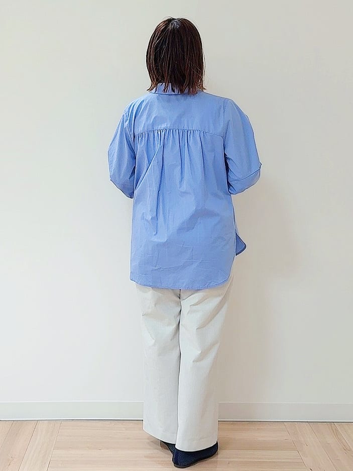 amiさんの「Reflect｜◆【夏SALE／E‐QUALITY／手洗い可】ケーブル編みニットベスト＋シャツセット」を使ったコーディネート