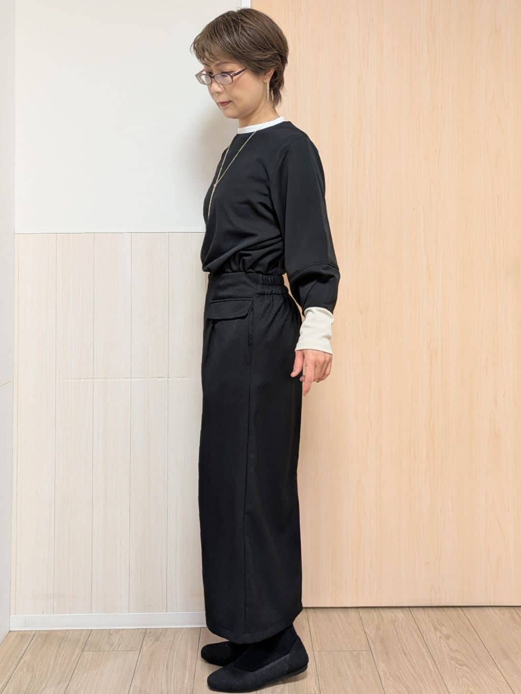 YuAさんの「SHOO･LA･RUE｜◆【高レビュー】洗えてサラサラ ニットパンプス」を使ったコーディネート