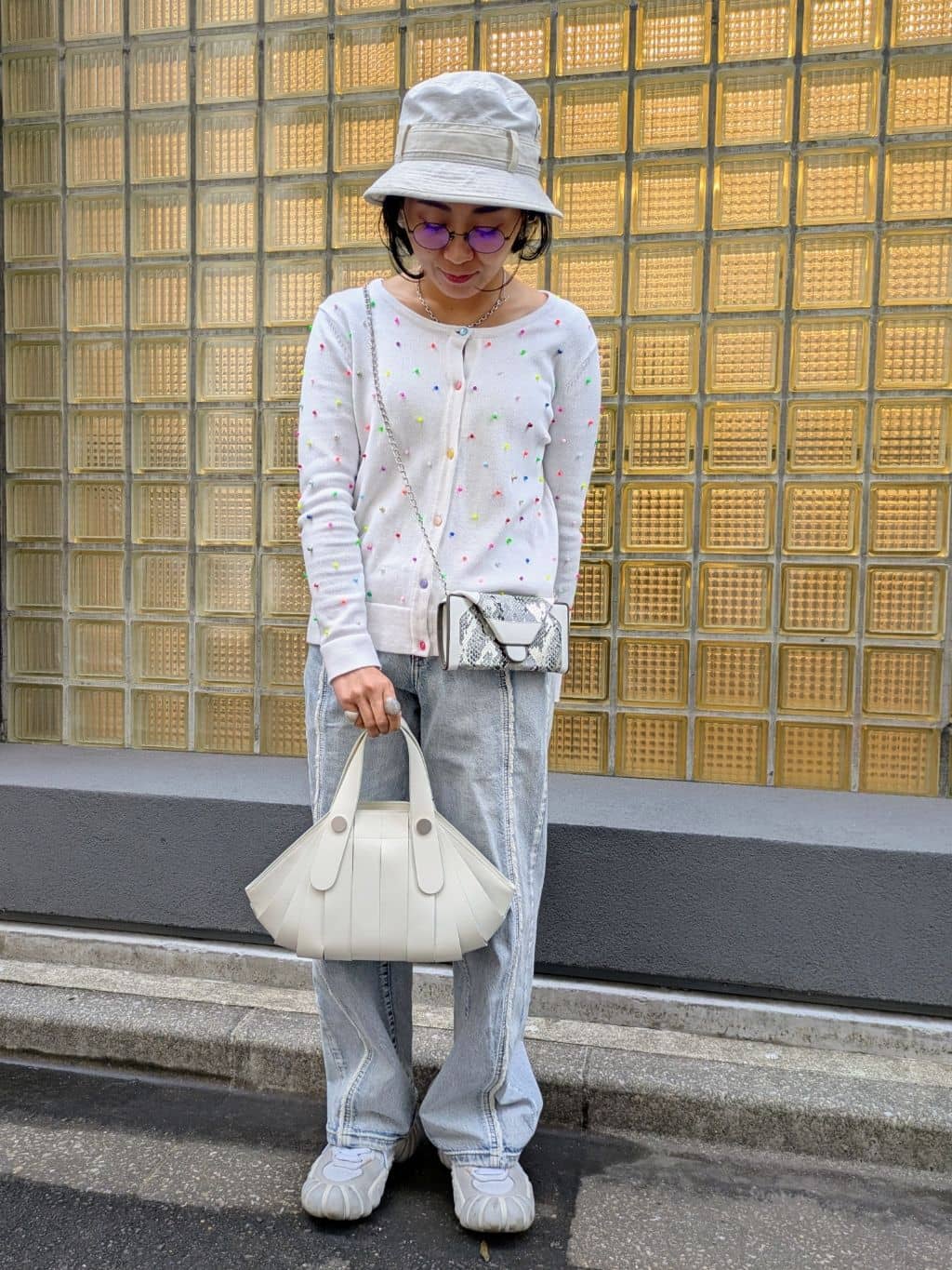 MTさんの「HIROKO HAYASHI｜チェーン付長財布用 ロングチェーン」を使ったコーディネート