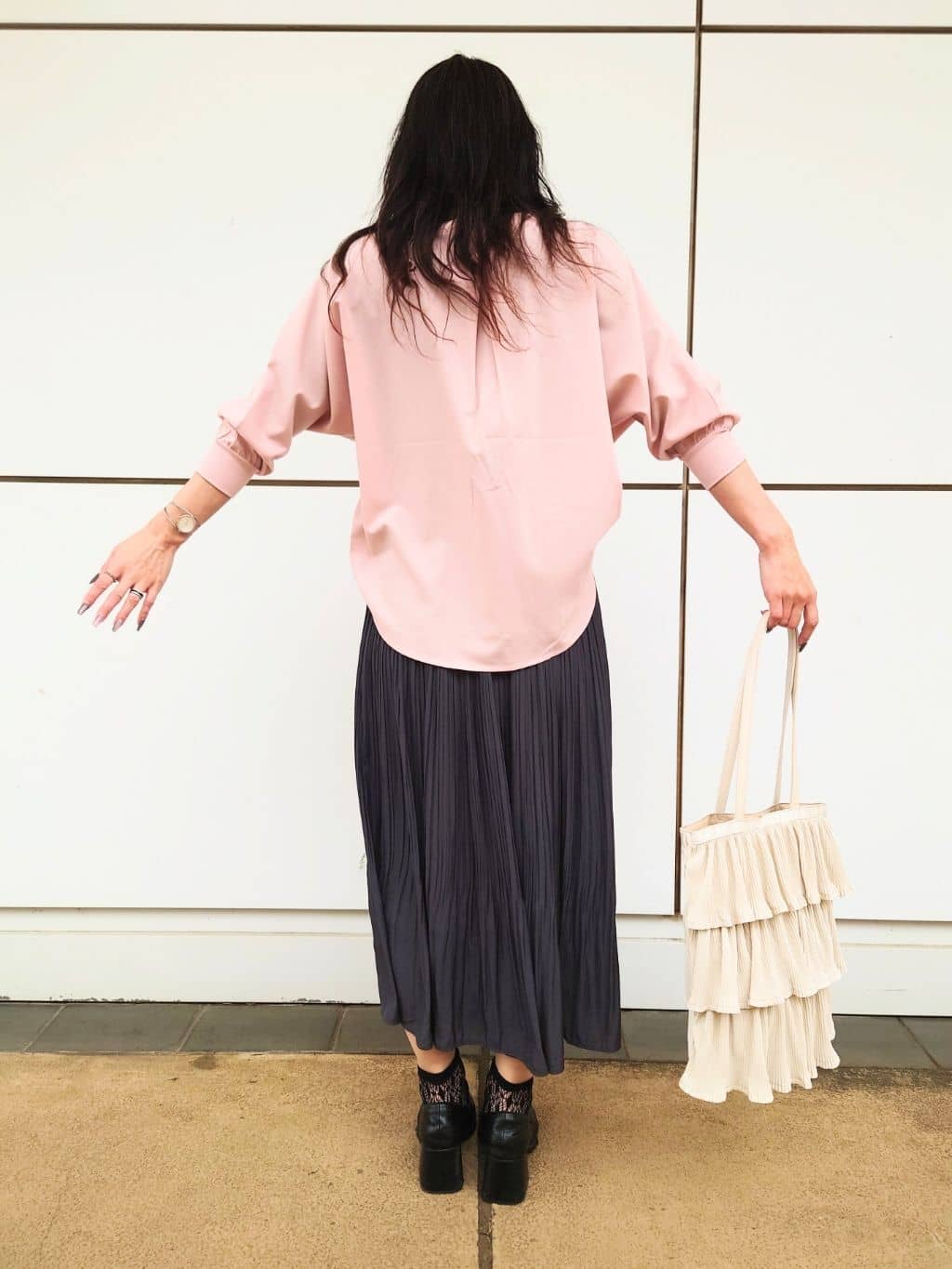 maimai*さんの「SHOO･LA･RUE｜◆フリルティアードトートバッグ」を使ったコーディネート
