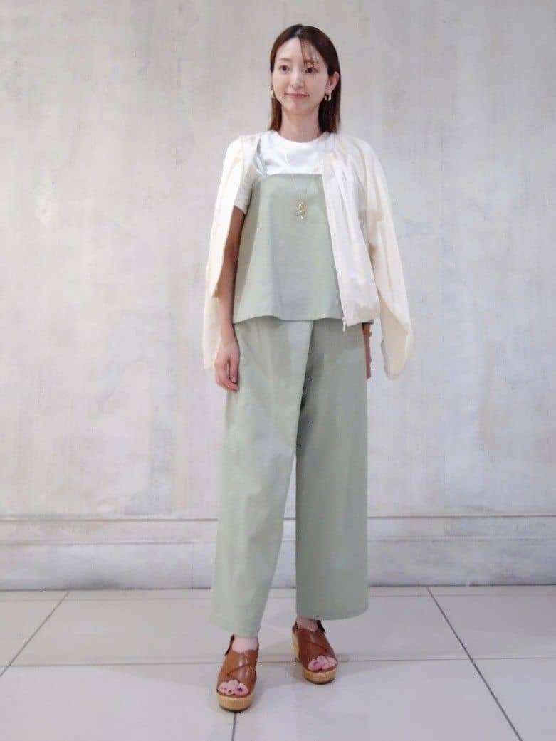terumiさんの「UNTITLED｜◆【セットアップ可能】フロントラップ ワイドパンツ」を使ったコーディネート
