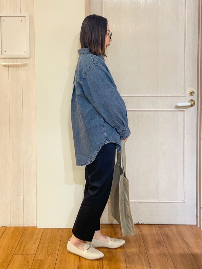 kumaさんの「SHOO･LA･RUE｜◆【洗える/S-LL】一枚でもレイヤードでも グラフィック長袖Tシャツ」を使ったコーディネート