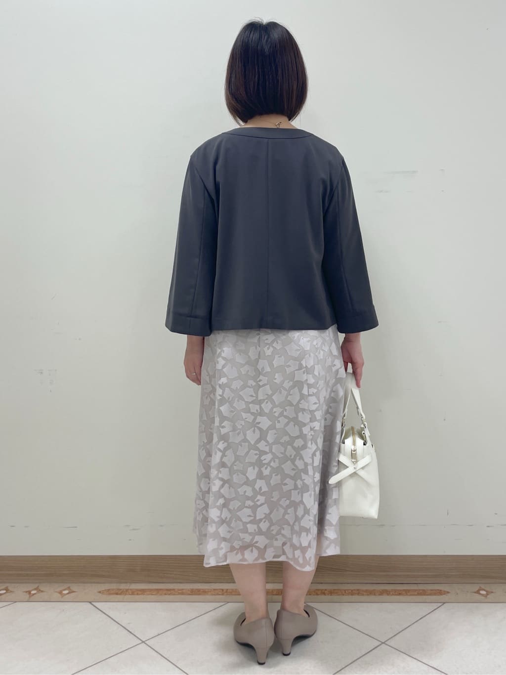 hanaさんの「Reflect｜◆【UVカット／接触冷感／洗える／セットアップ可】クルーネックジャケット」を使ったコーディネート