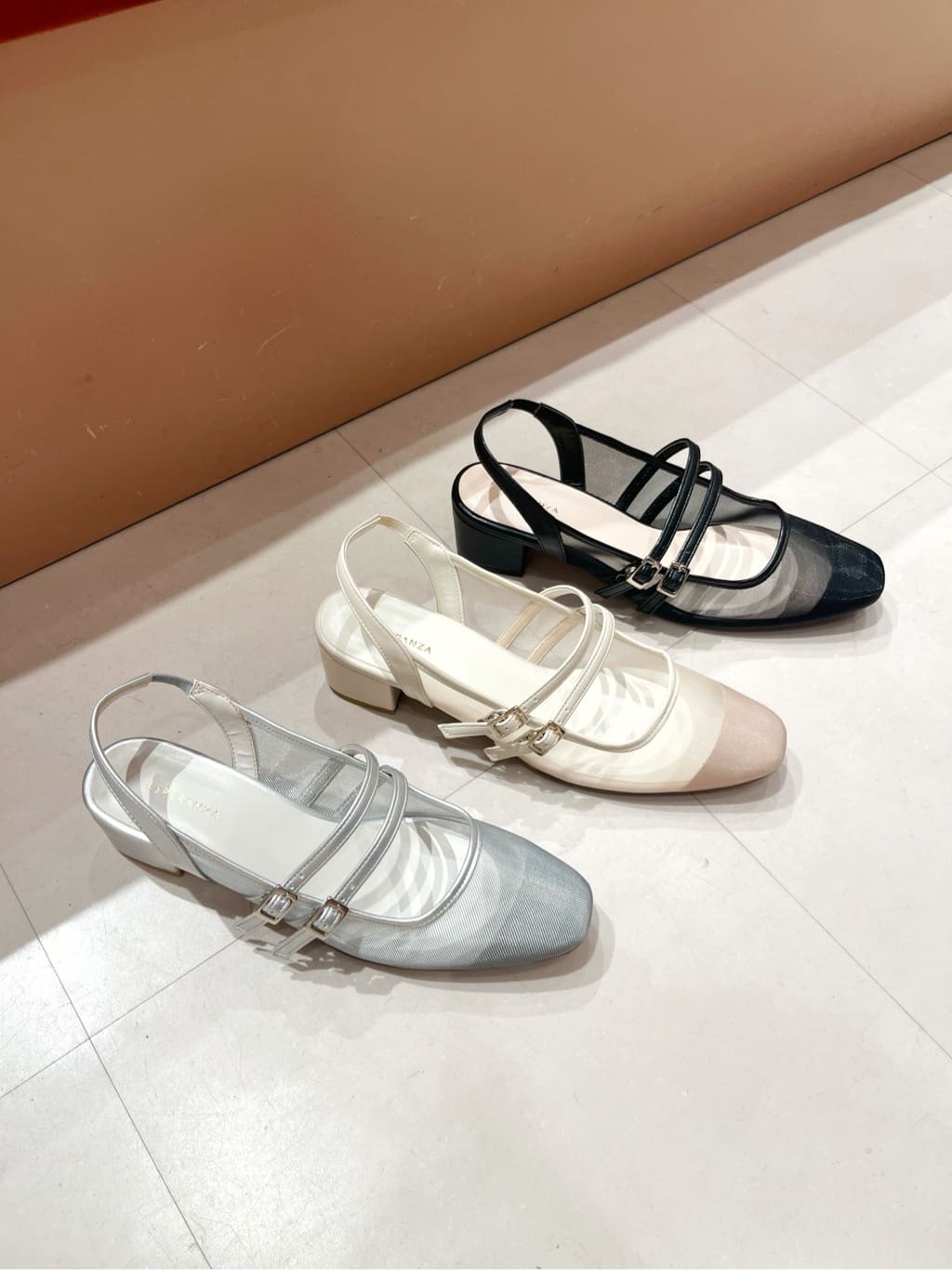 Oさんの「ESPERANZA｜ダブルベルトメッシュパンプス」を使ったコーディネート