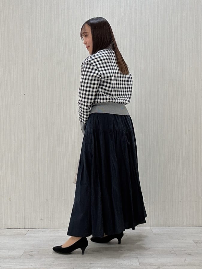 ayakaさんの「UNTITLED｜◆【セットアップ可能】スポンディッシュ カーディガン」を使ったコーディネート