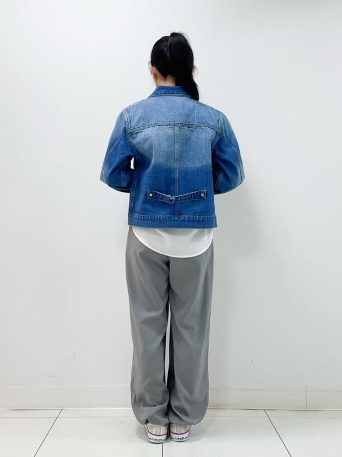 yasuokaさんの「Dessin｜◆【ウエストゴム・洗える】裾ドロスト付きパンツ（S～L）」を使ったコーディネート
