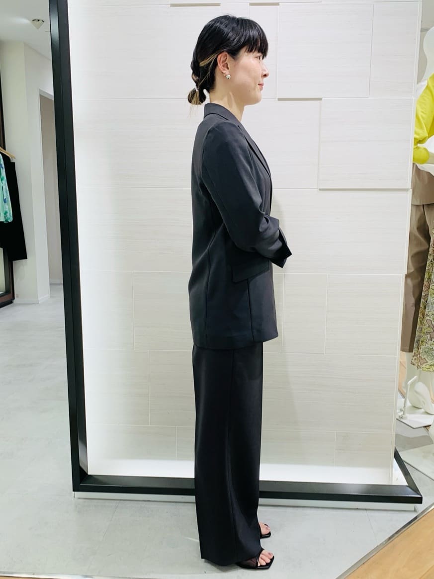 サオリさんの「UNTITLED｜◆【接触冷感/UV/セットアップ可能】ライトウェイト ワイドパンツ」を使ったコーディネート