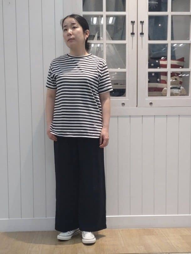 kaiさんの「Dessin｜◆【ウエストゴム・洗える】ドロストリラックスパンツ（XS～L）」を使ったコーディネート