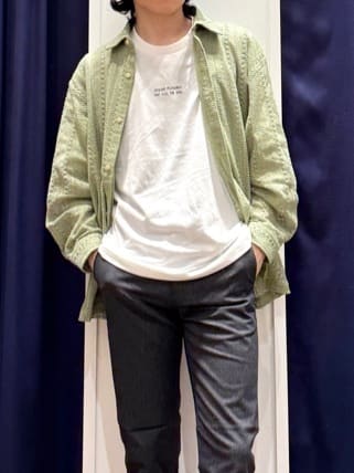 Tightさんの「THE SHOP TK｜【オールシーズン穿ける！】7DAYSストレッチへリンボンパンツ　ON&hArr;OFF兼用」を使ったコーディネート