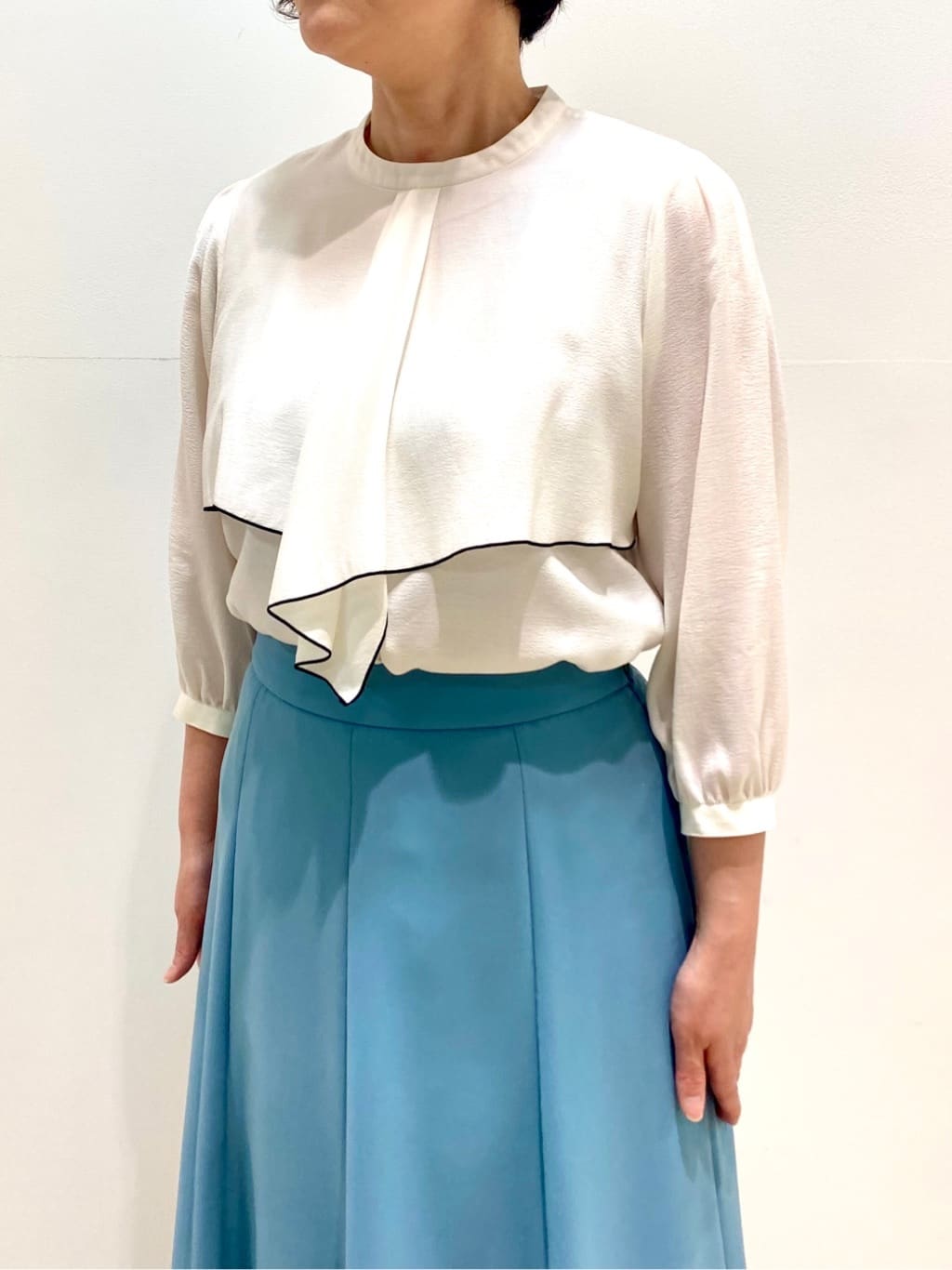 oharaさんの「Reflect｜◆【洗える】ラッフルフリルブラウス」を使ったコーディネート