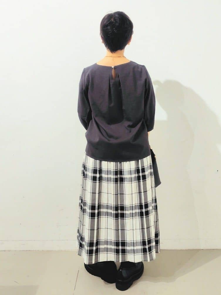 kodamaさんの「THE SHOP TK｜◆【体型カバー】ダブルポケットスキッパーシャツ/洗濯機OK」を使ったコーディネート