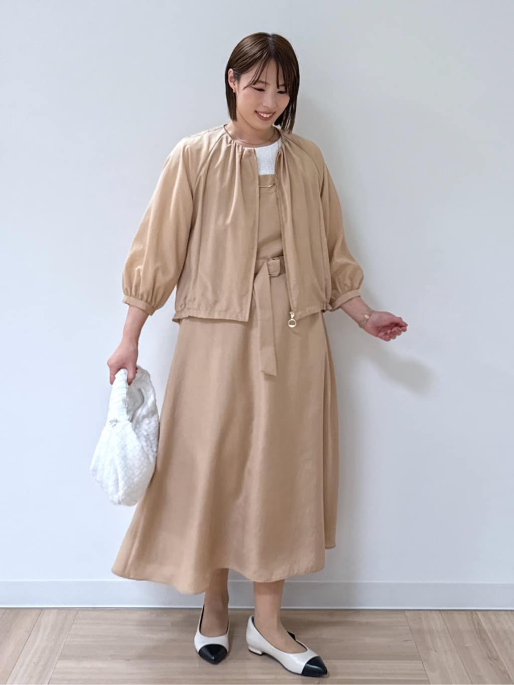 amiさんの「Reflect｜◆【撥水／洗える／セットアップ可】エアリージップアップブルゾン」を使ったコーディネート