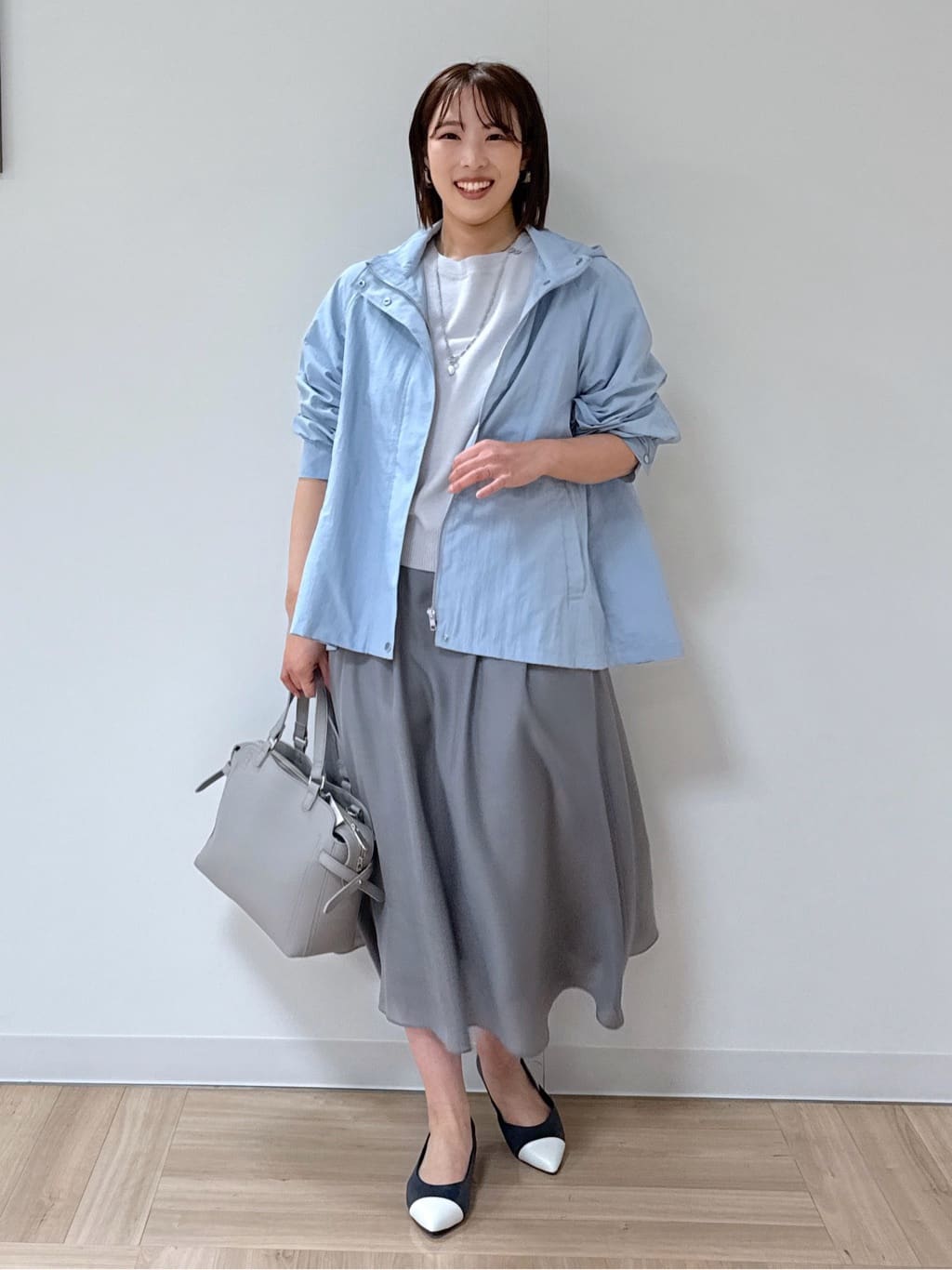 amiさんの「Reflect｜◆フーデッドライティブルゾン」を使ったコーディネート