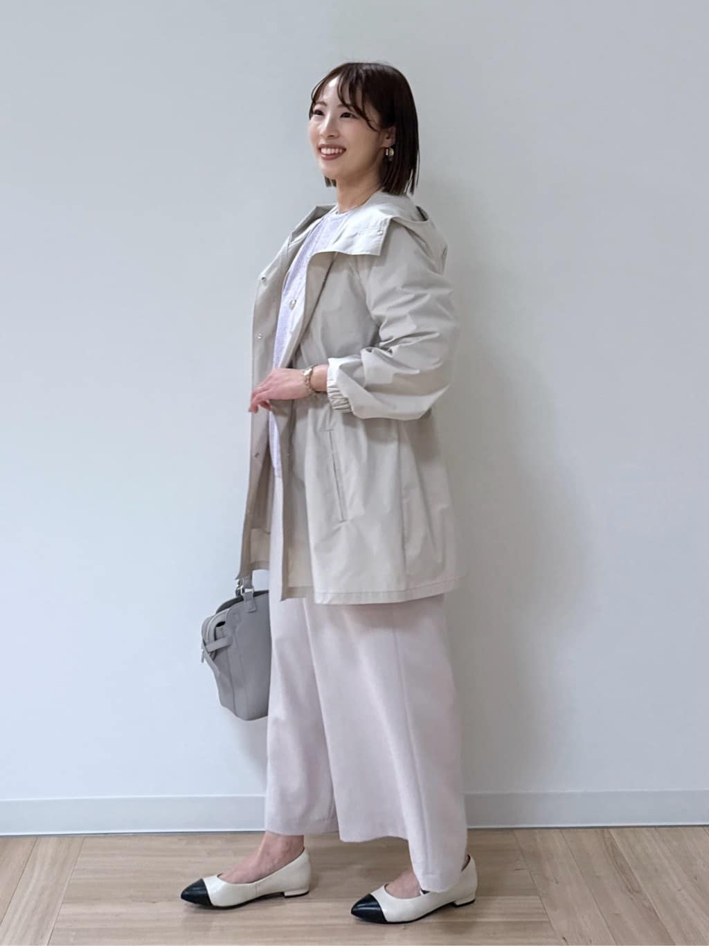 amiさんの「Reflect｜◆【夏SALE】クルーネックミックスカラーニット」を使ったコーディネート