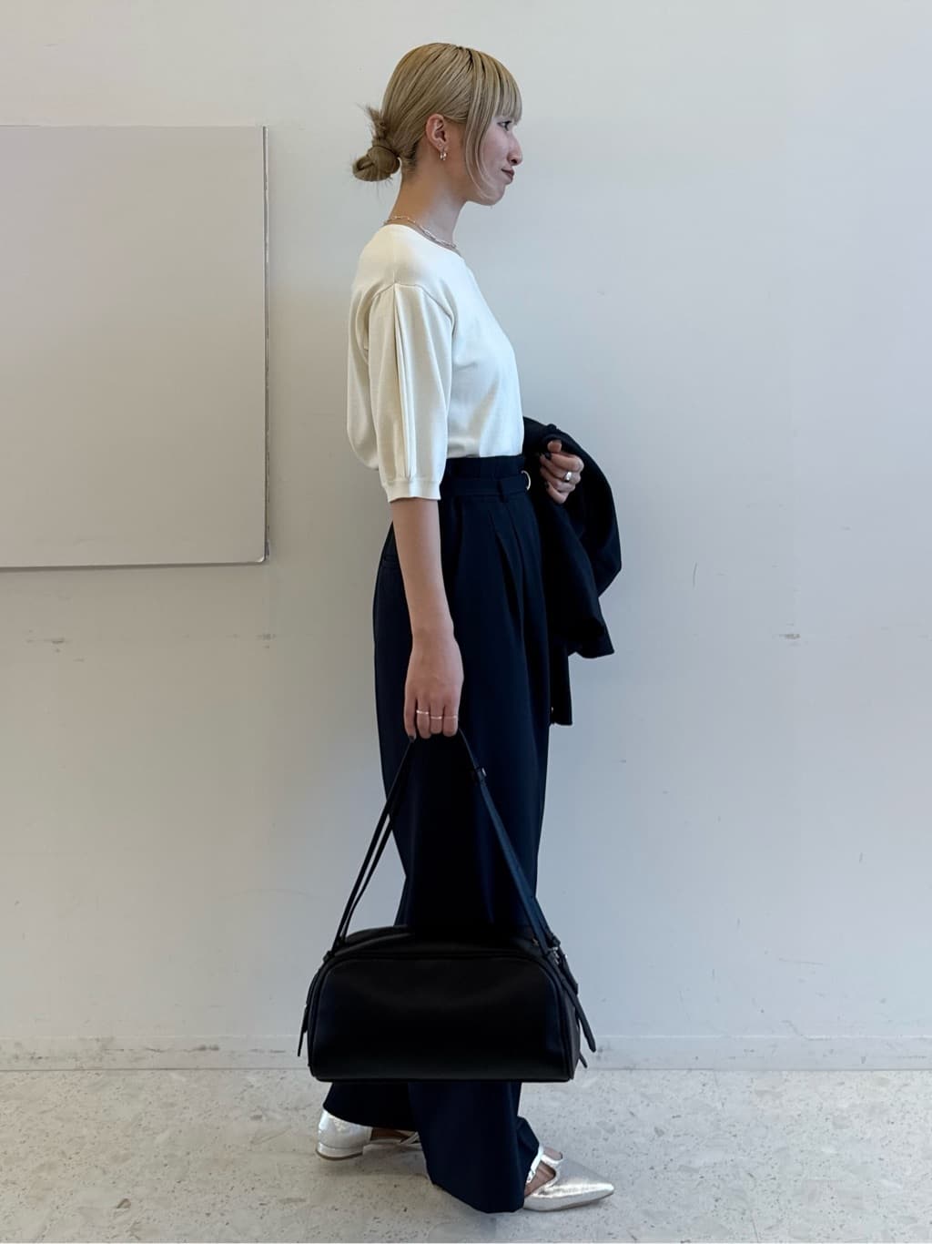 omaさんの「THE SHOP TK｜◆【ONOFF活躍／セレモニー／通勤】CAVIAN Wブレストジャケット／洗える」を使ったコーディネート