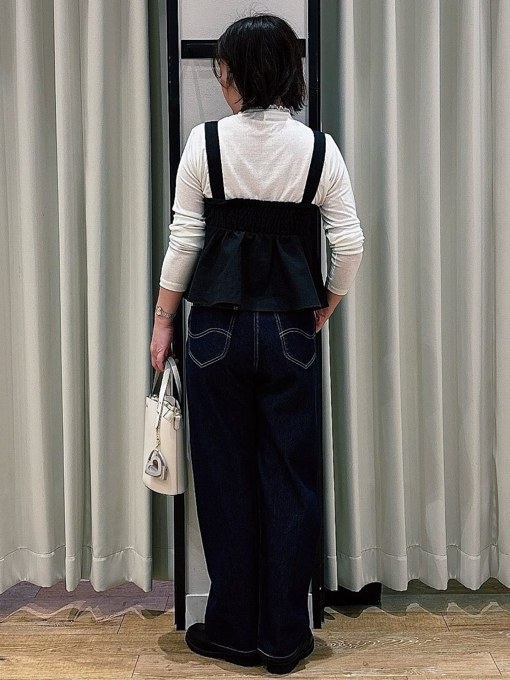 amamaさんの「grove｜【Lee&times;grove別注】STRAIGHT DENIM PANTS」を使ったコーディネート