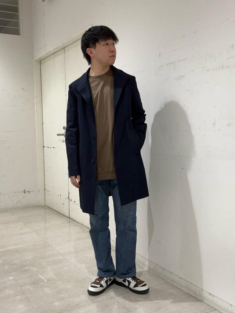 コウノ モトヤさんの「TAKEO KIKUCHI｜【抗菌防臭／5サイズ展開】ハイゲージポンチ Tシャツ」を使ったコーディネート