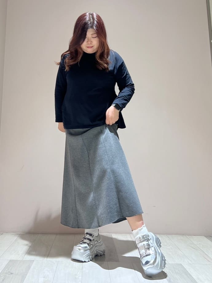 yumiさんの「ESPERANZA｜3本ベルト厚底メッシュスニーカー」を使ったコーディネート