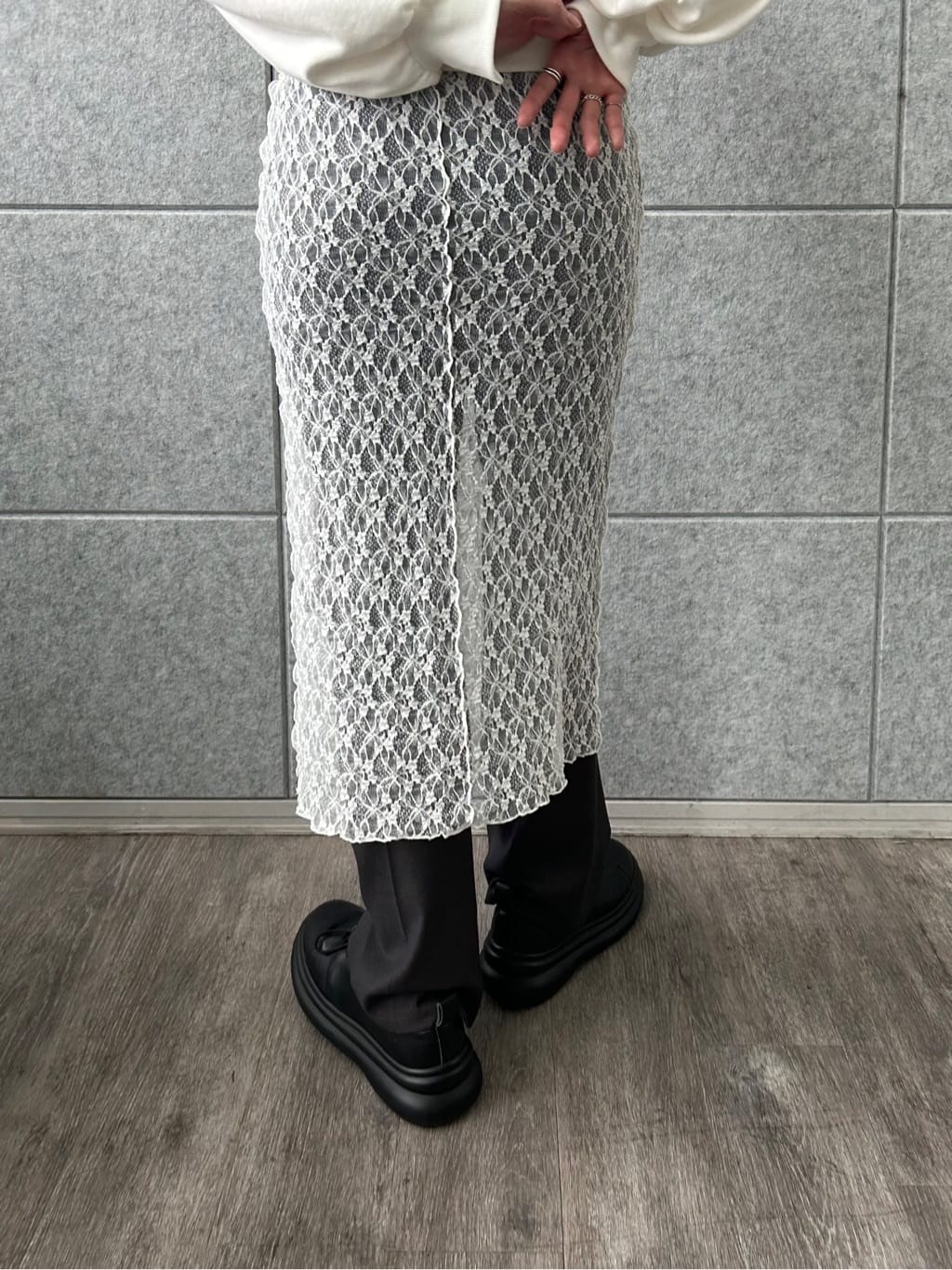 honoka Aさんの「CODE A｜puff zip sweat」を使ったコーディネート