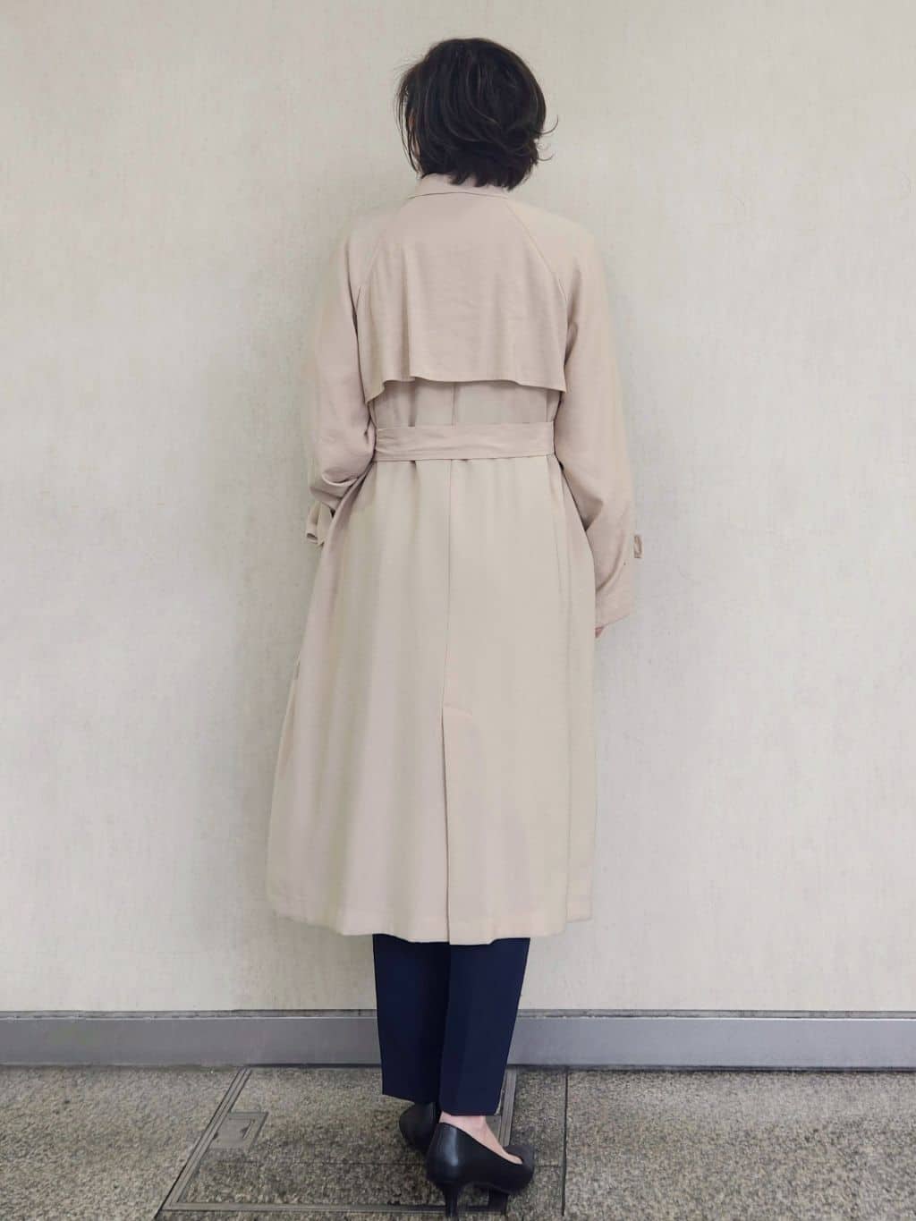 milkyさんの「OPAQUE.CLIP｜《通勤・セレモニー／セットアップ対応》テーパードパンツ／ダブルクロス【洗濯機洗い可】」を使ったコーディネート