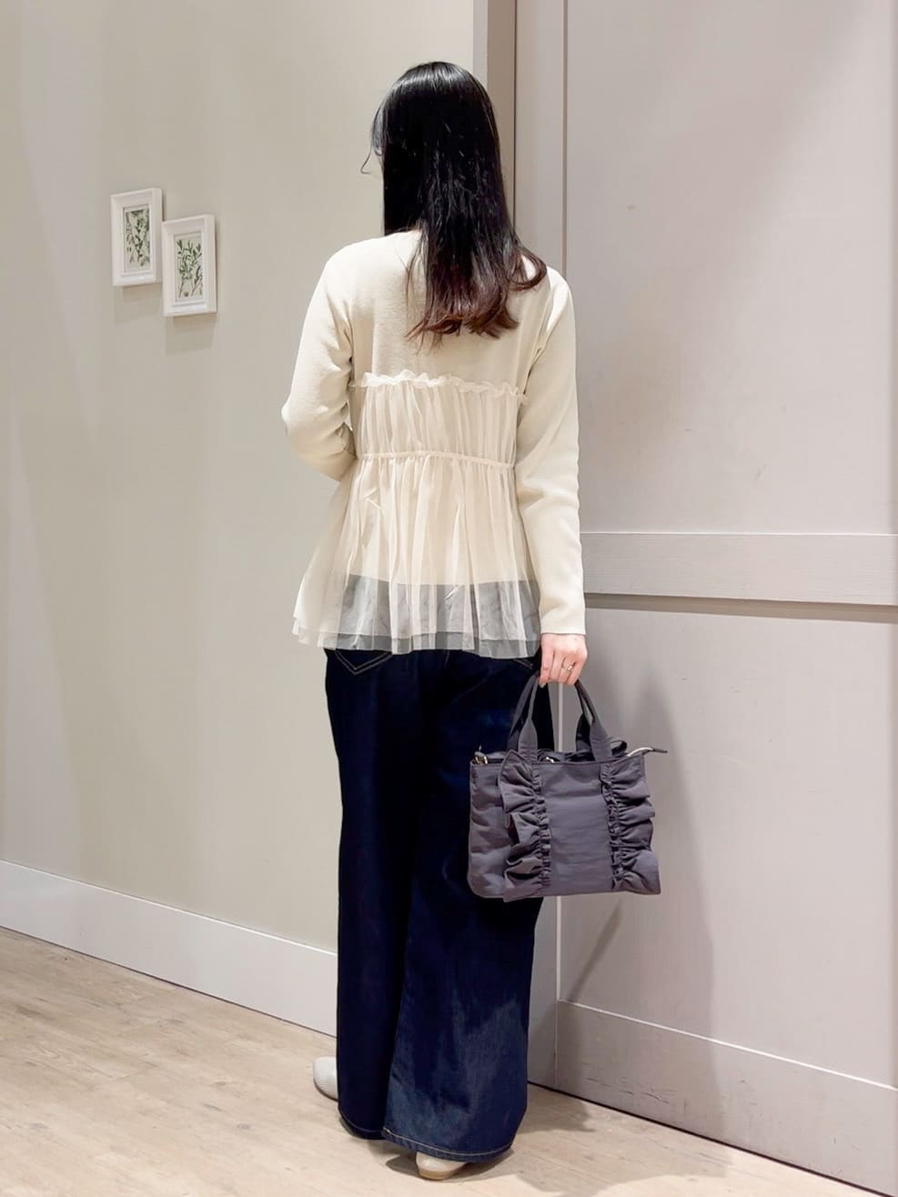 Mayuさんの「grove｜【Lee&times;grove別注】WIDE DENIM PANTS」を使ったコーディネート