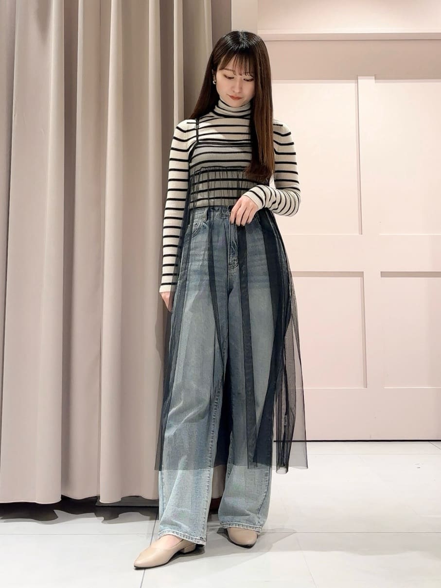 RINAさんの「ESPERANZA｜《定番》晴雨兼用クッションフラットパンプス」を使ったコーディネート