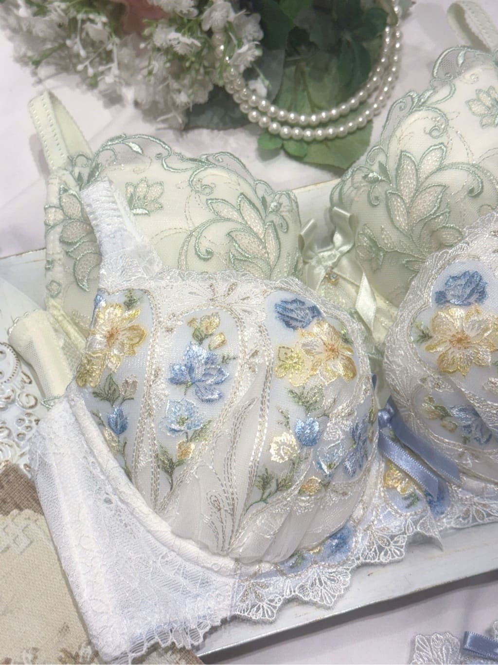 maiさんの「Risa Magli｜フロリタ ブラジャー＜D Make Type＞（B-D）」を使ったコーディネート