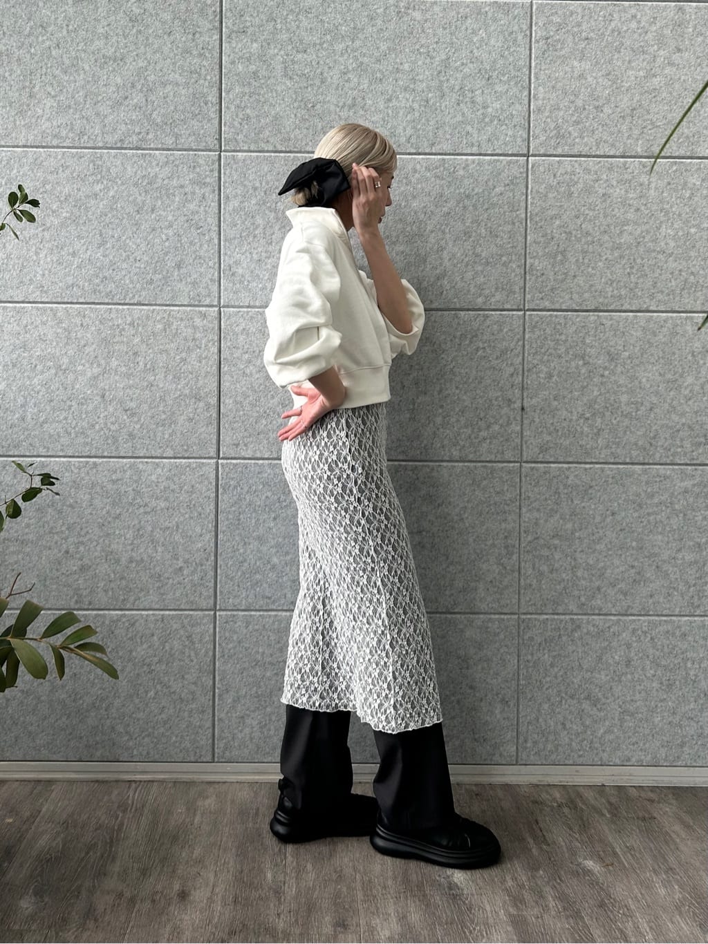 honoka Aさんの「CODE A｜puff zip sweat」を使ったコーディネート
