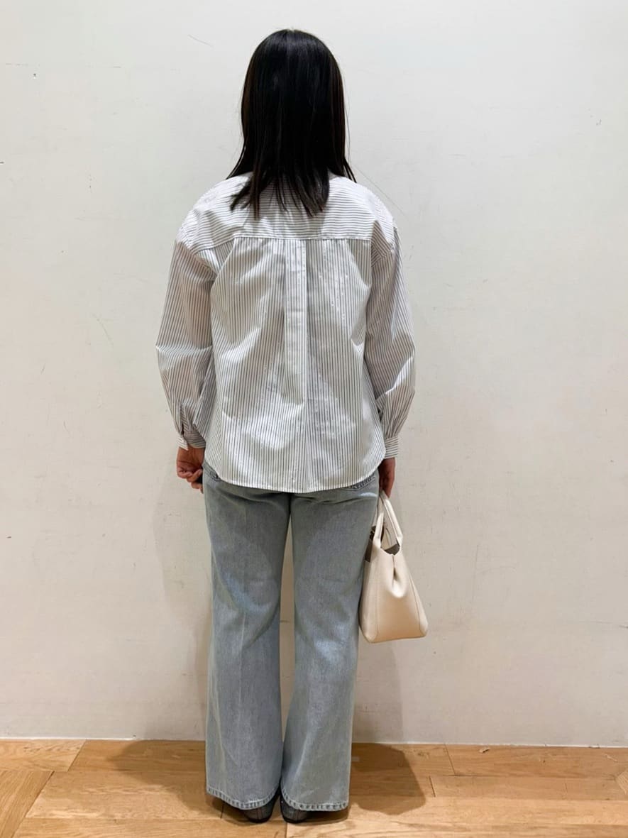 kurumiさんの「OPAQUE.CLIP｜《丈が選べる》ストレートデニムパンツ【洗濯機洗い可】」を使ったコーディネート