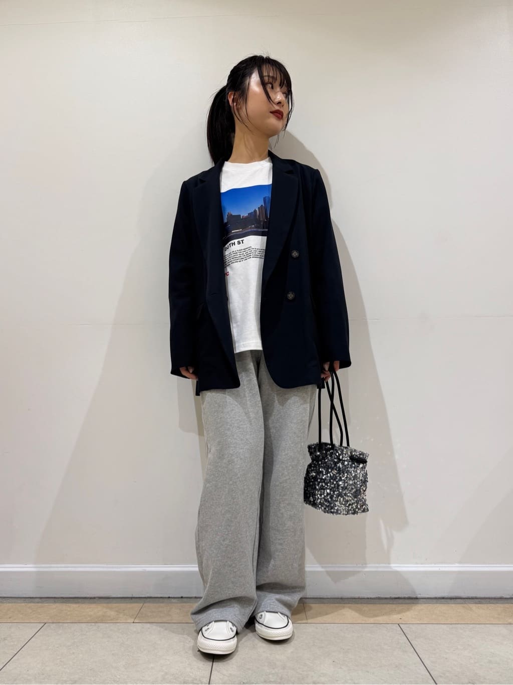 haruさんの「Dessin｜◆【セットアップ可能・洗える】ダブルジャケット（S～L)」を使ったコーディネート