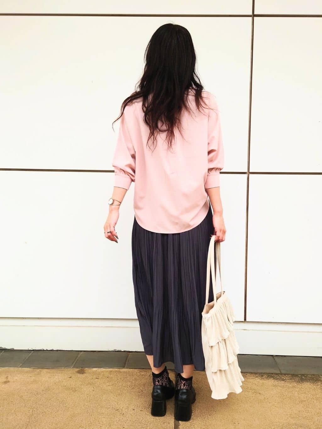 maimai*さんの「SHOO･LA･RUE｜◆フリルティアードトートバッグ」を使ったコーディネート