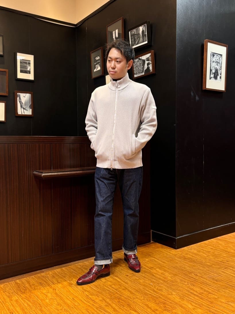 KEIさんの「TAKEO KIKUCHI｜【モンスターストレッチ】日本製 ワンウォッシュ デニムパンツ」を使ったコーディネート