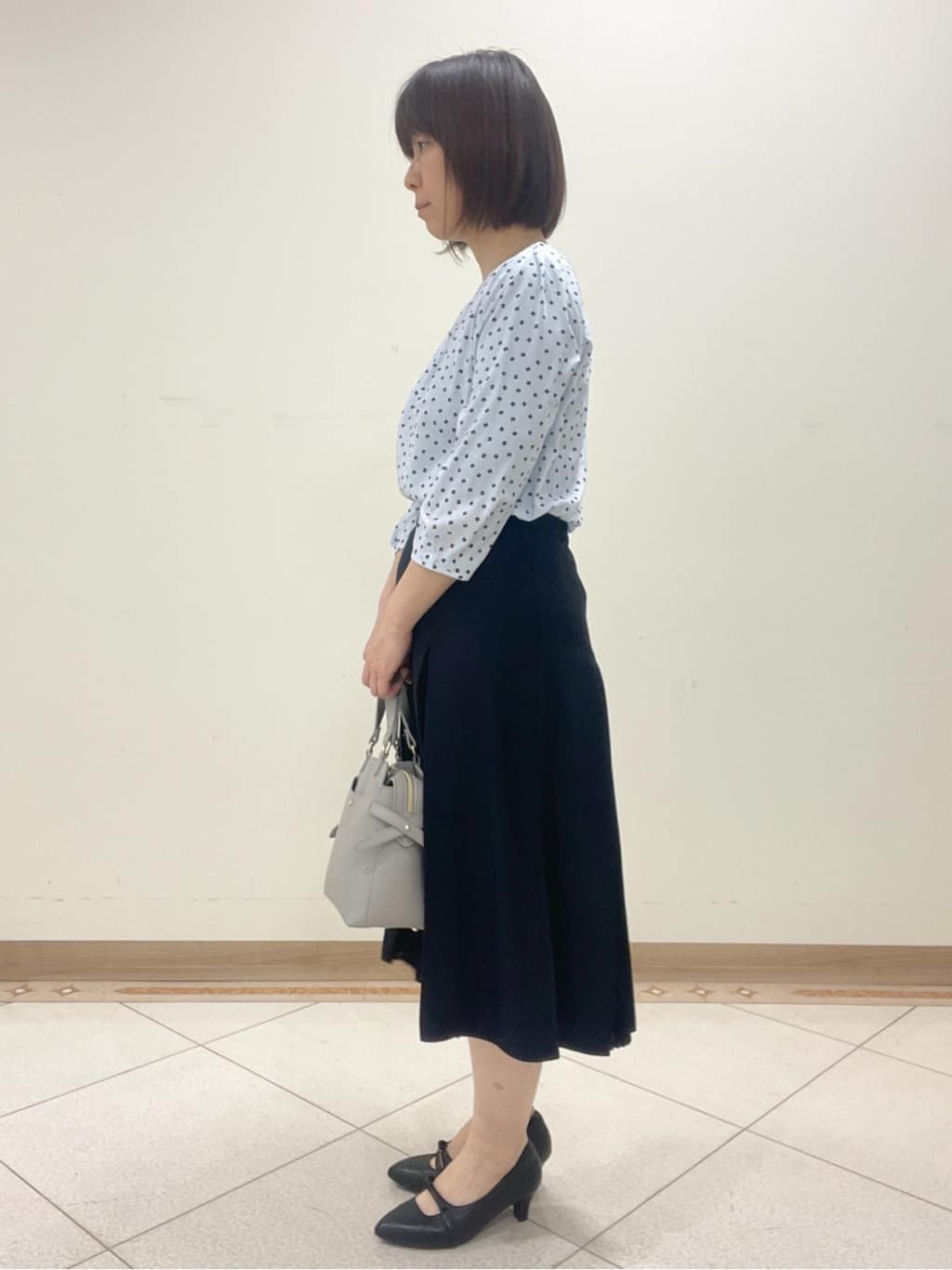hanaさんの「Reflect｜◆【夏SALE／単品使いもできる】プリントブラウス着流しカーディガンニット」を使ったコーディネート