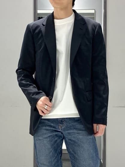 わいずみさんの「TAKEO KIKUCHI｜【抗菌防臭／5サイズ展開】ハイゲージポンチ Tシャツ」を使ったコーディネート