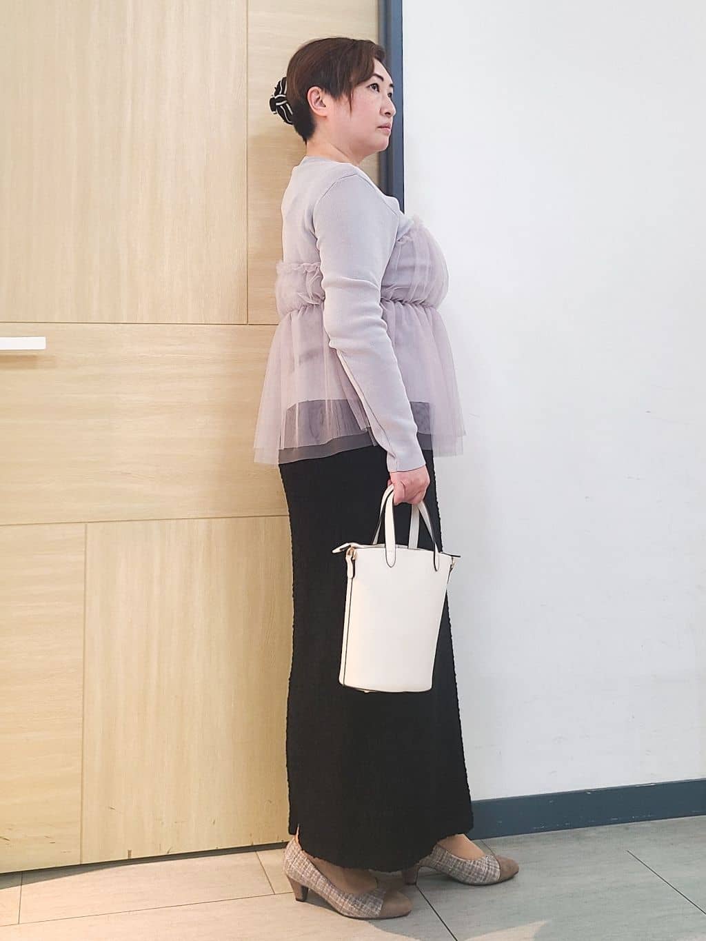 にゃみさんの「grove｜【人間工学】つつまれフィットパンプス【入卒対応可】」を使ったコーディネート