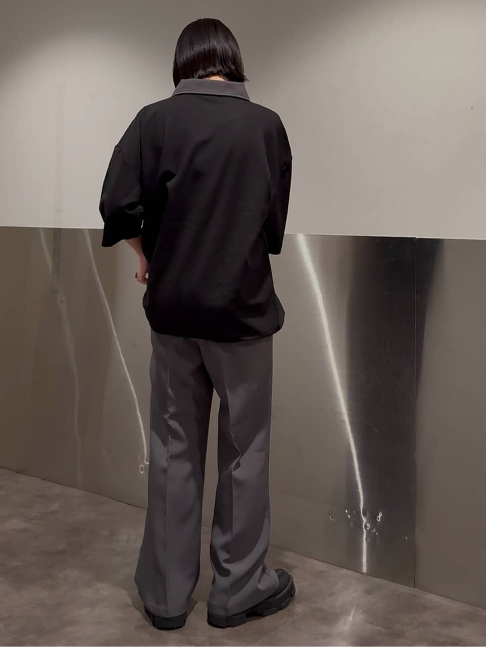 川本葵さんの「tk.TAKEO KIKUCHI｜◆ダブルクロスフレアパンツ」を使ったコーディネート