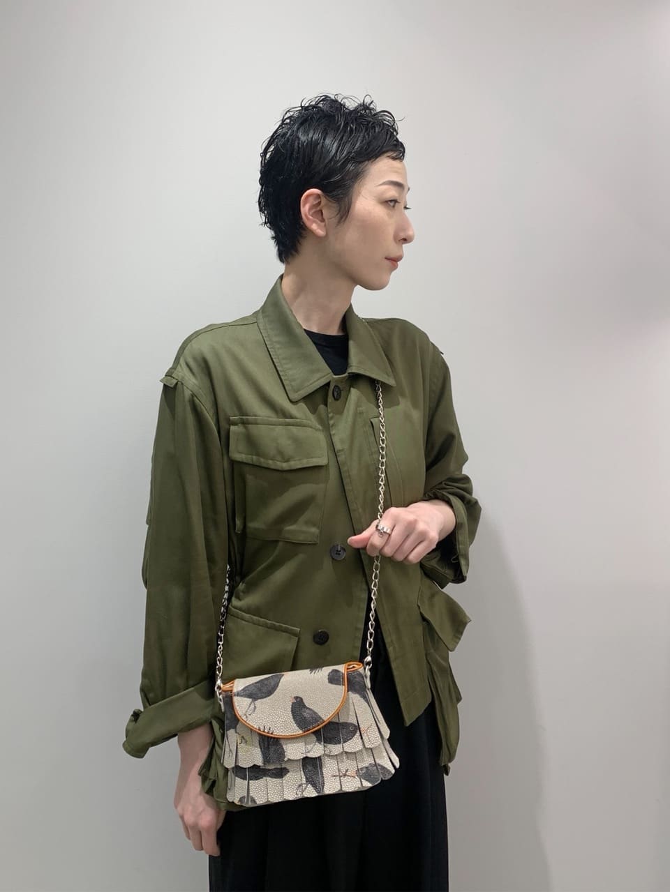 Kさんの「HIROKO HAYASHI｜チェーン付長財布用 ロングチェーン」を使ったコーディネート