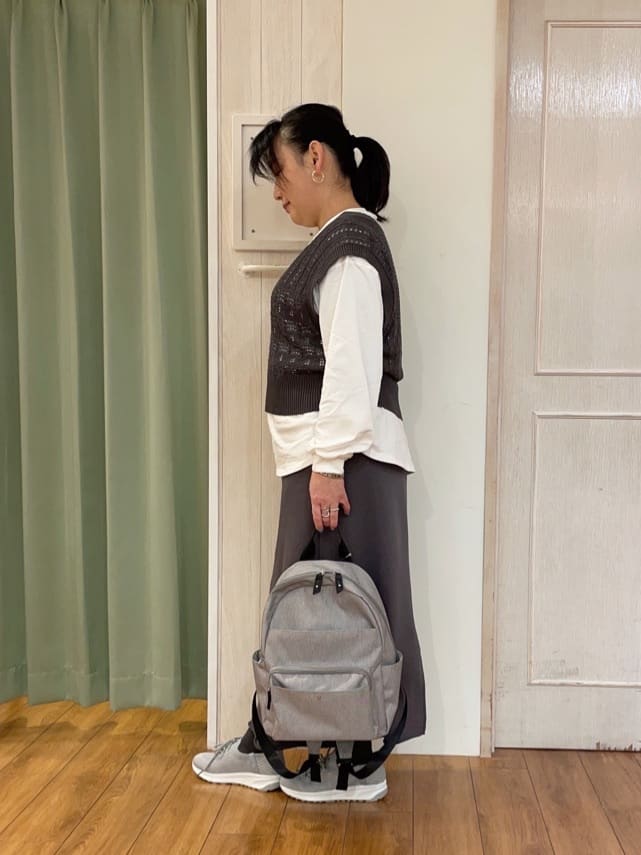 ke-yさんの「SHOO･LA･RUE｜◆カジュアルスタイルに 裏毛Aラインスカート」を使ったコーディネート